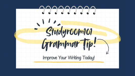 Studyroom101 Grammar Tip!